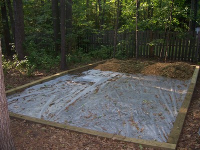 Mulch in Play Area.