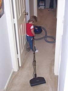 Sarah and Vacuum.