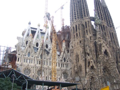 A cathedral under construction for over 130 years...